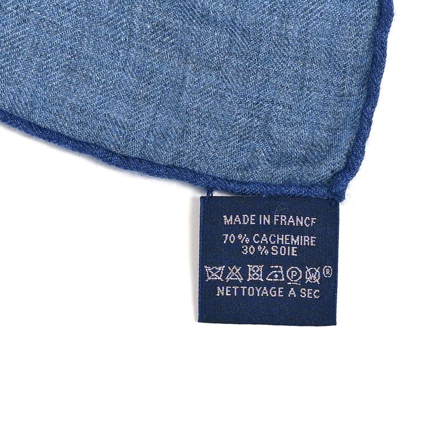 Cashmere Silk Cosmographia Universalis Shawl 140 Bleu Chine Canard
