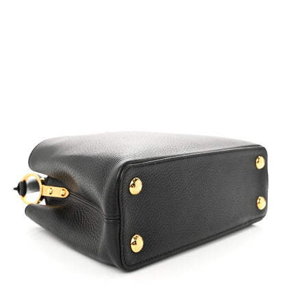 Louis Vuitton Taurillon Capucines BB Black 4 of 10