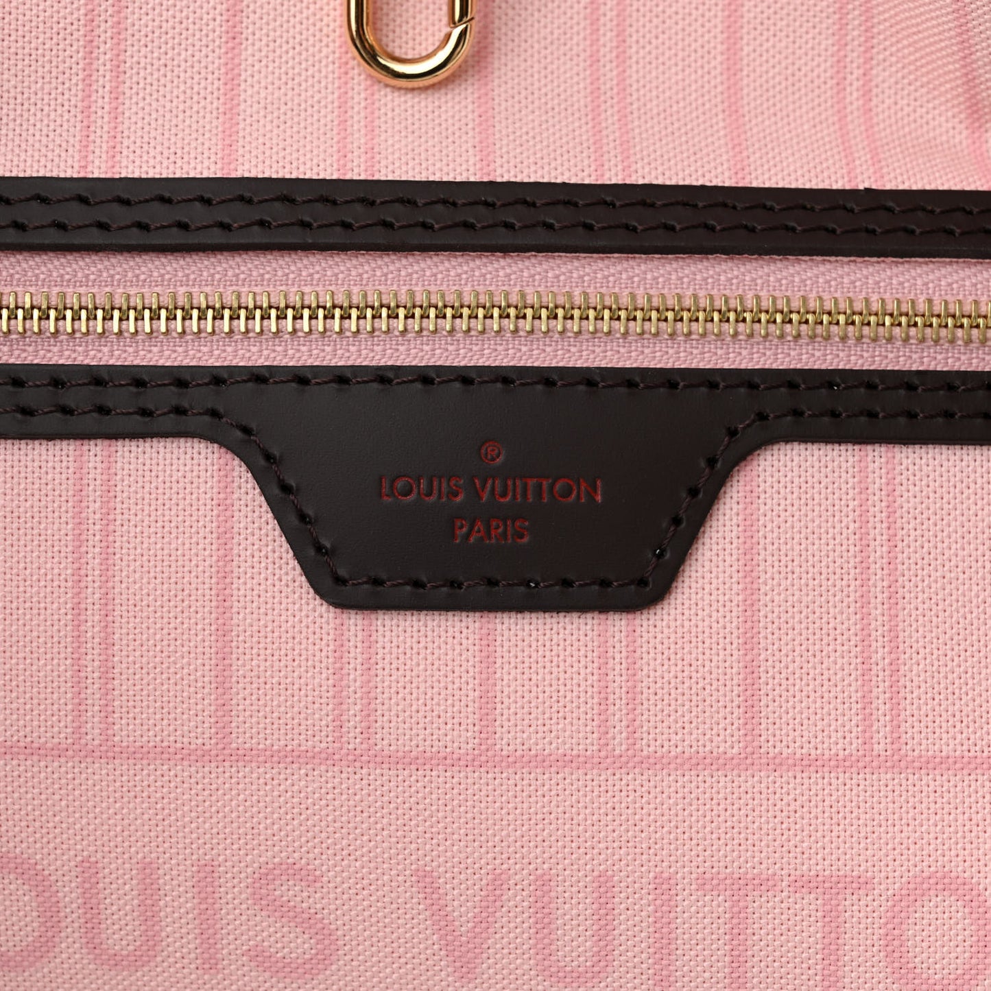 Damier Ebene Neo Neverfull MM Rose Ballerine