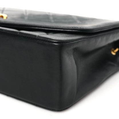 Chanel Lambskin Quilted Medium Single Flap Black 9 of 9