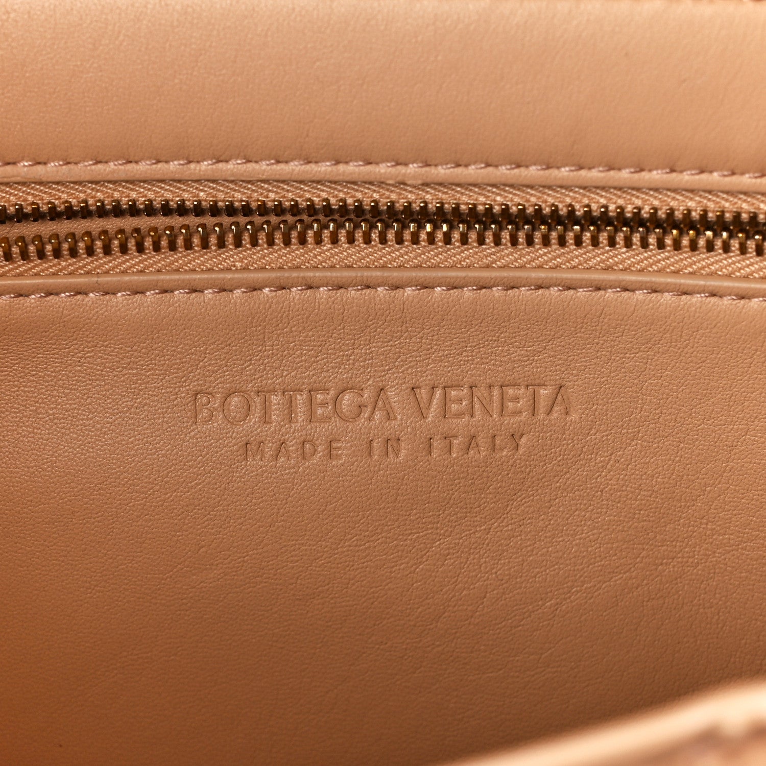 Bottega Veneta Nappa Intreccio Padded Top Handle Shoulder Bag Almond 6 of 13