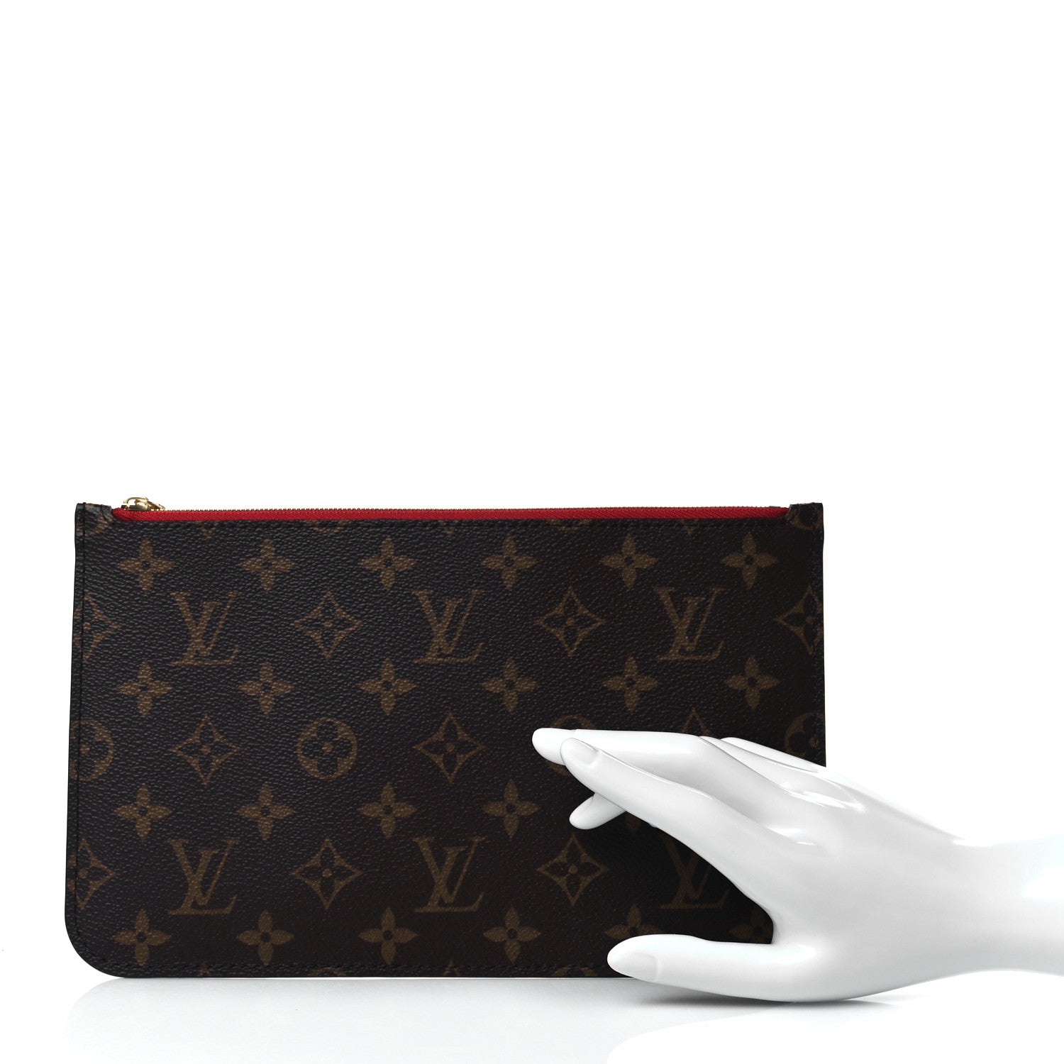 Louis Vuitton Monogram Neverfull MM GM Pochette Cherry 2 of 9