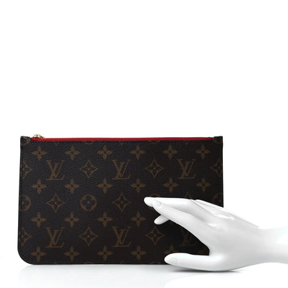 Louis Vuitton Monogram Neverfull MM GM Pochette Cherry 2 of 9