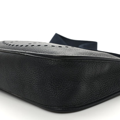 Hermes Taurillon Clemence Evelyne PM Black 8 of 9