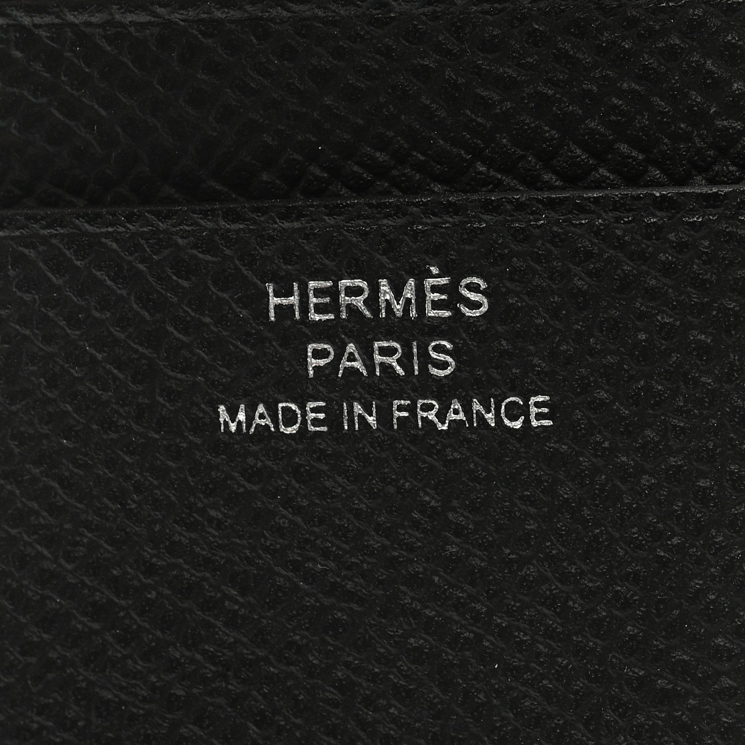 Hermes Epsom MC2 Euclide Card Holder Case Black 6 of 6