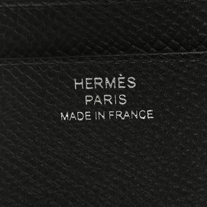 Hermes Epsom MC2 Euclide Card Holder Case Black 6 of 6