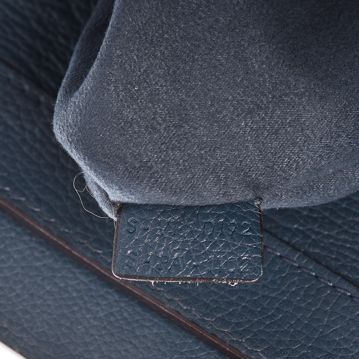 Celine Drummed Calfskin Mini Luggage Orage 7 of 10