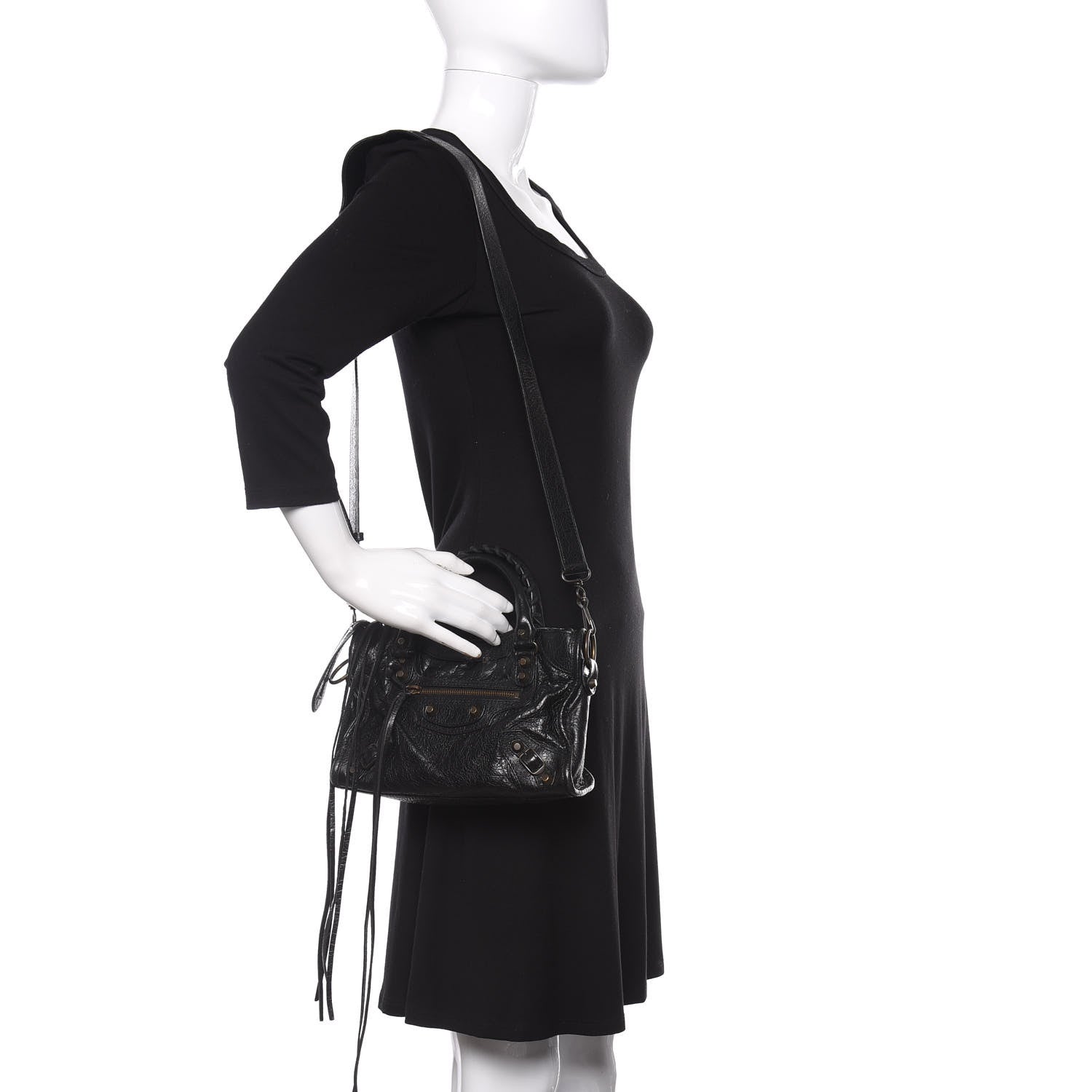 Balenciaga Agneau Classic Hardware Mini City Black 2 of 13