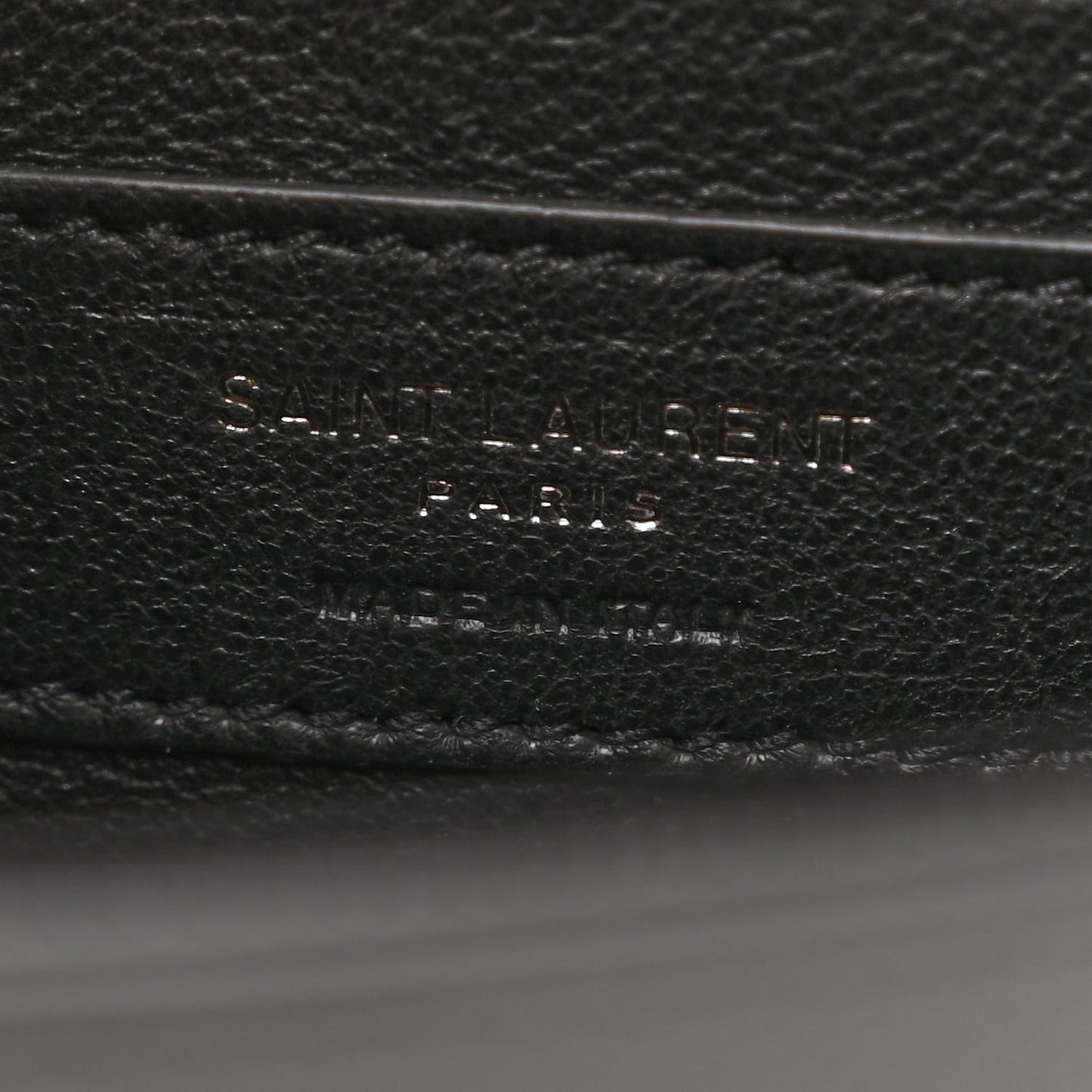 Grain De Poudre Small Monogram Monochrome Kate Satchel Black