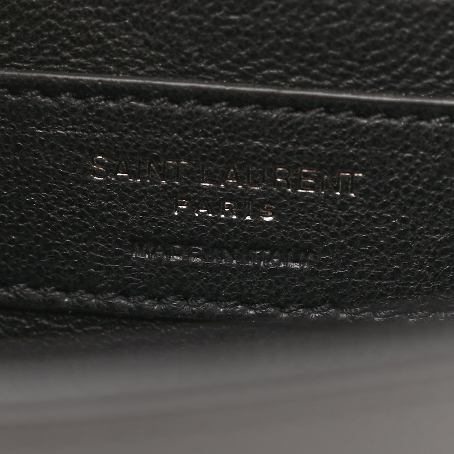 Saint Laurent Grain De Poudre Small Monogram Monochrome Kate Satchel Black 6 of 10