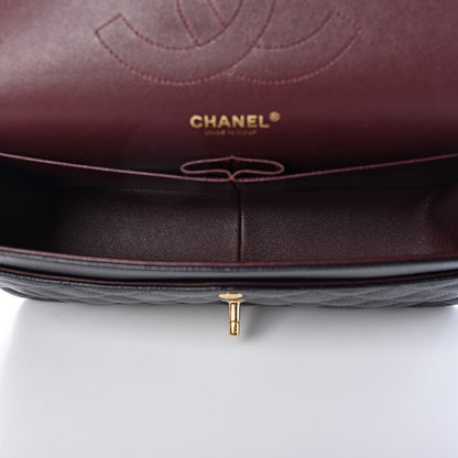 Chanel Caviar Quilted Jumbo Double Flap Black 5 of 10