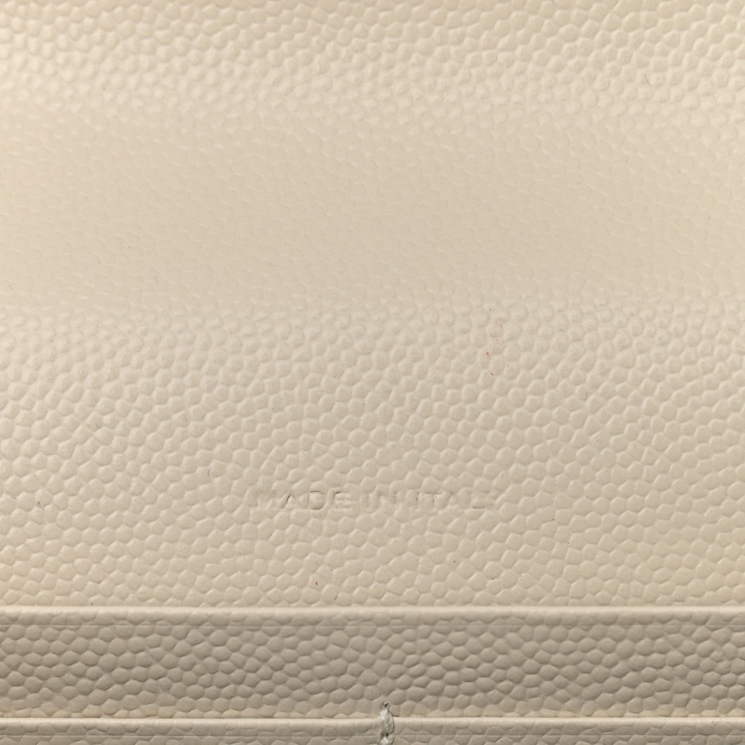 Saint Laurent Grain De Poudre Matelasse Chevron Monogram Envelope Chain Wallet Dove White 7 of 11