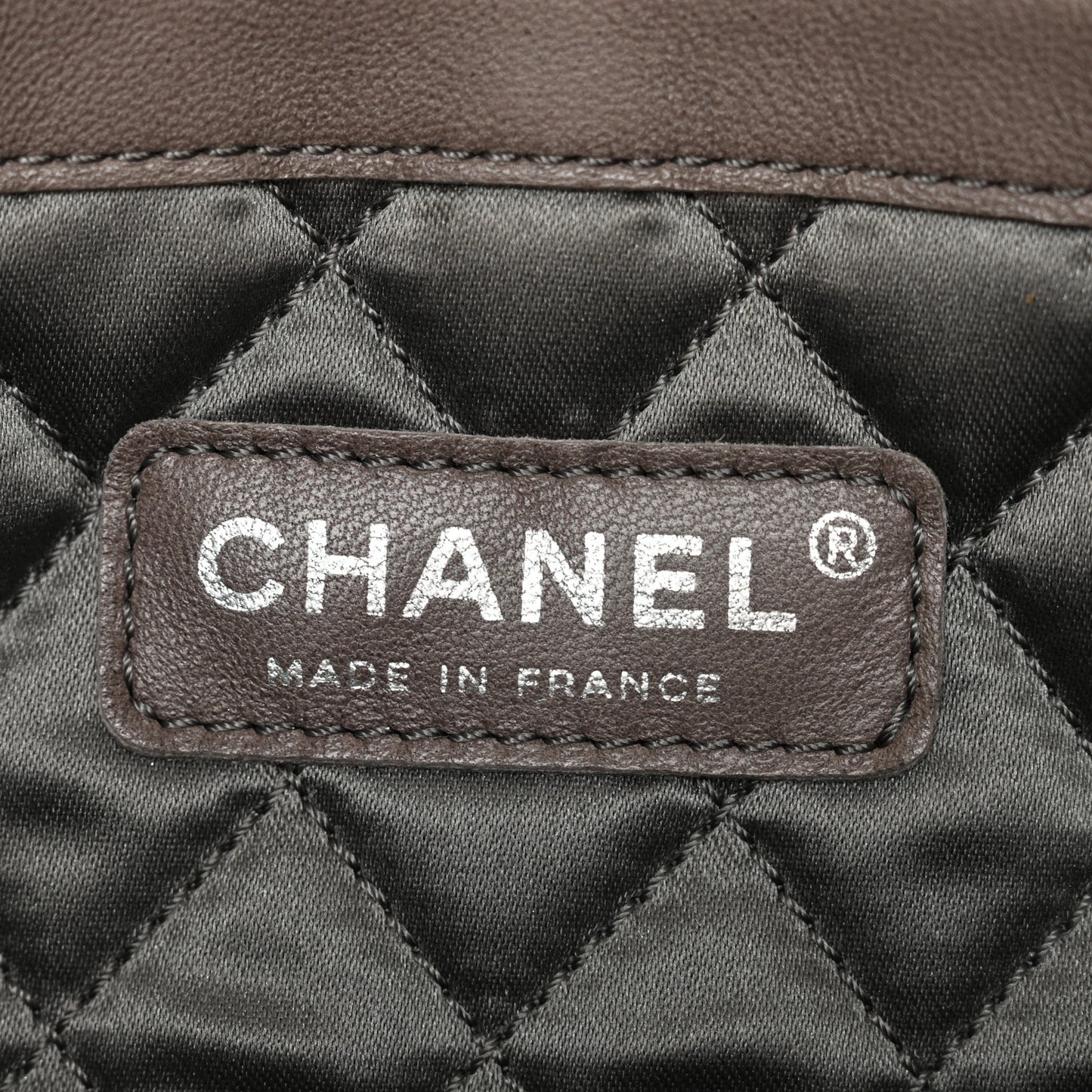 Distressed Metallic Lambskin Quilted Le Marais Ligne Flap Gold