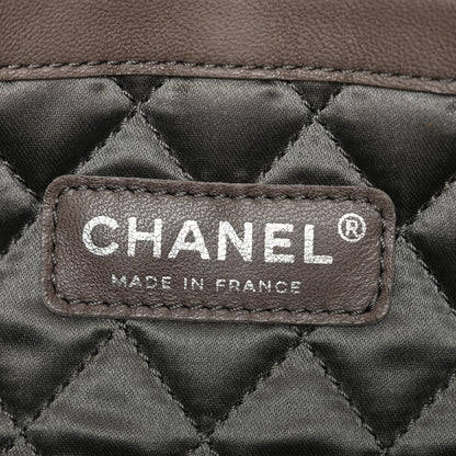 Chanel Distressed Metallic Lambskin Quilted Le Marais Ligne Flap Gold 6 of 13