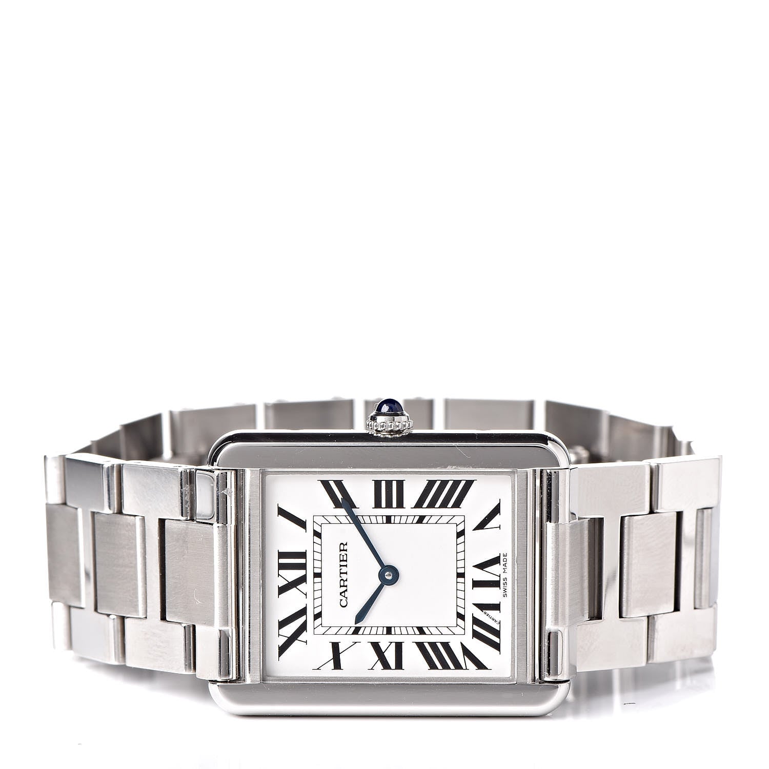 Cartier Stainless Steel 27mm Tank Solo Quartz Watch 3 of 9