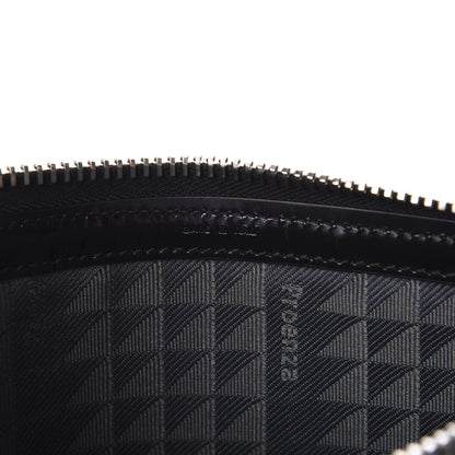 Proenza Schouler Diamond Calfskin Embossed Zip Pouch Black 6 of 6