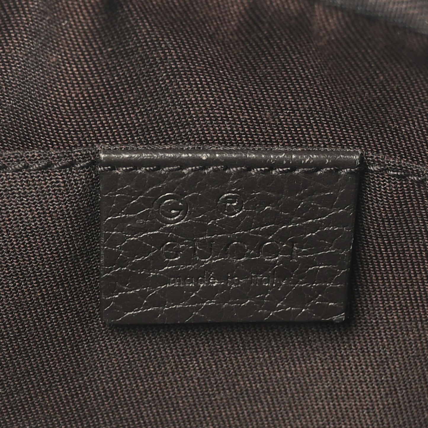 Monogram Dollar Calfskin Belt Bag Beige Ebony Testa di Moro Marrone Scuro