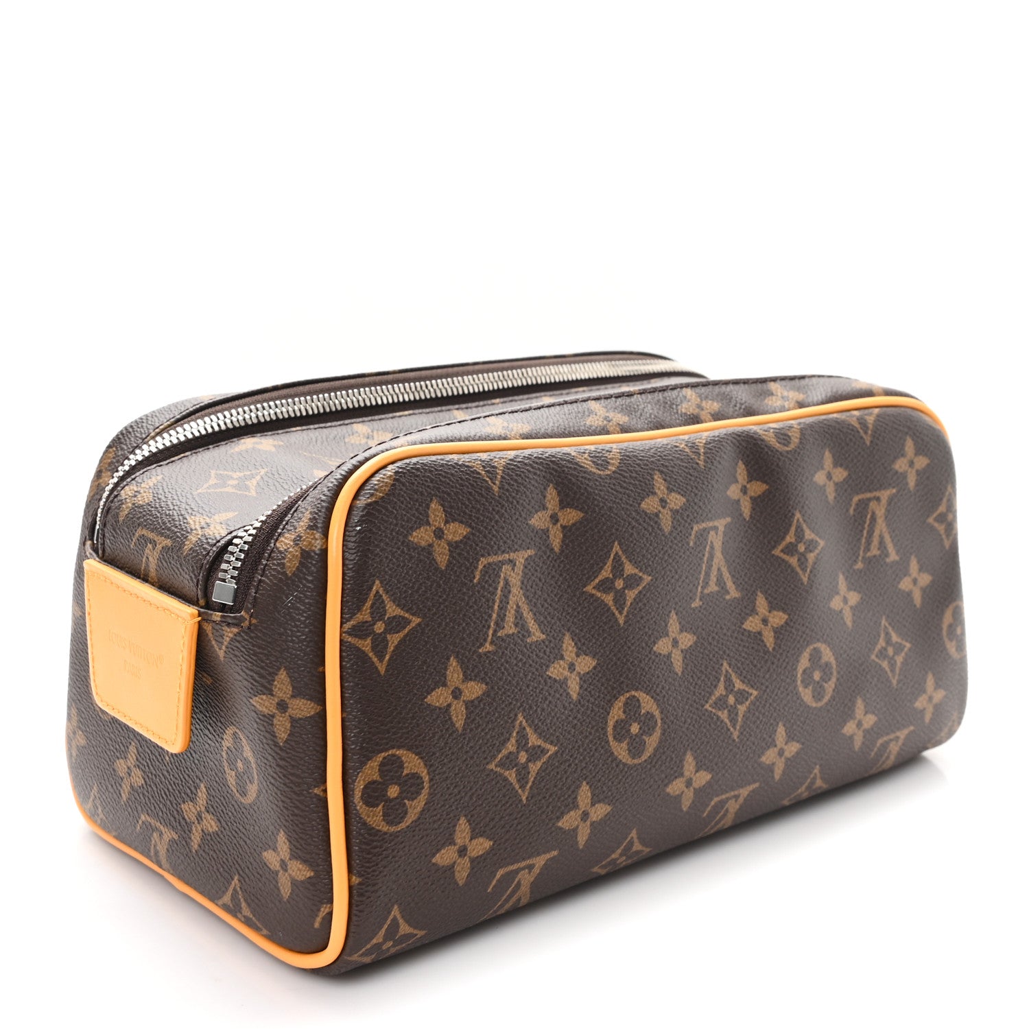 Louis Vuitton Monogram Macassar Dopp Kit Toilet Pouch Safran Yellow 3 of 6