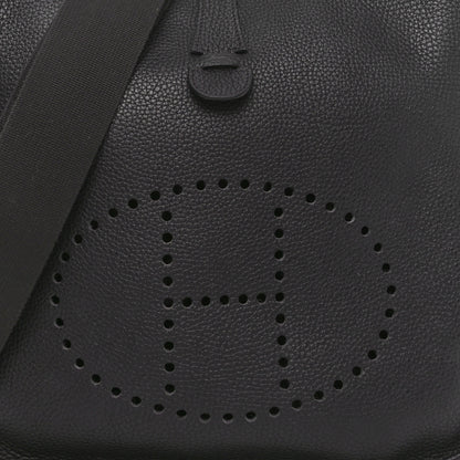 Hermes Taurillon Clemence EVELYNE III GM Raisin 8 of 10