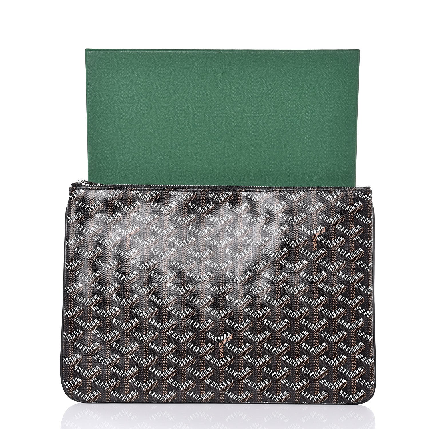 Goyard Goyardine Senat Pochette MM Black 8 of 8
