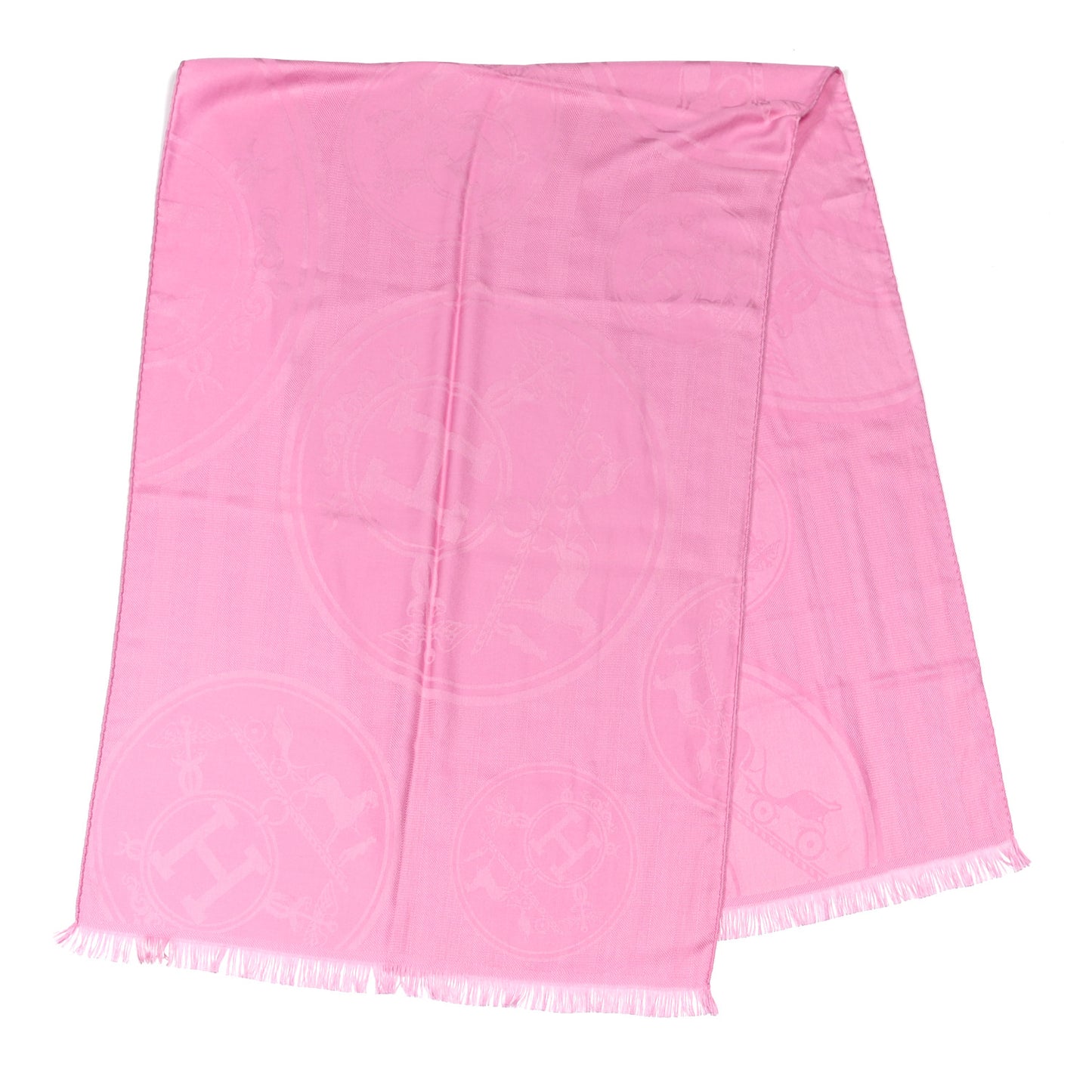 Cashmere Silk New Libris Stole Rose Bonbon