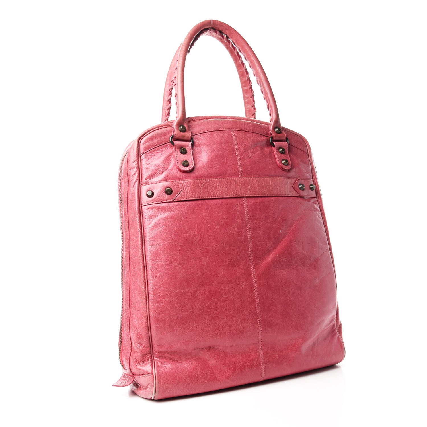 Balenciaga Agneau Classic Hardware Briefcase Tote Pivoine 3 of 12