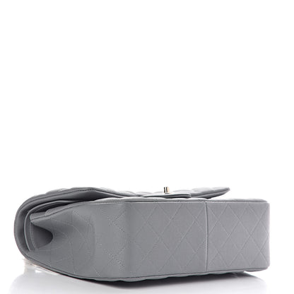 Chanel Caviar Quilted Jumbo Double Flap Grey 4 of 11