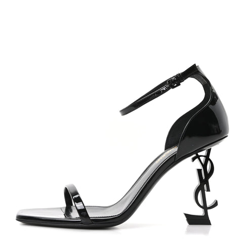 Vernice Chiffon Opyum 85 Sandals 37 Black