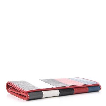Balenciaga Agneau Arena Multicolore Bazar Money Wallet Grey White Black Red Blue 4 of 9