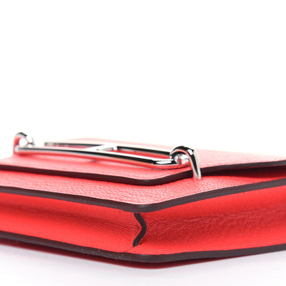 Hermes Chevre Mysore Roulis Slim Wallet Rose Texas 12 of 13