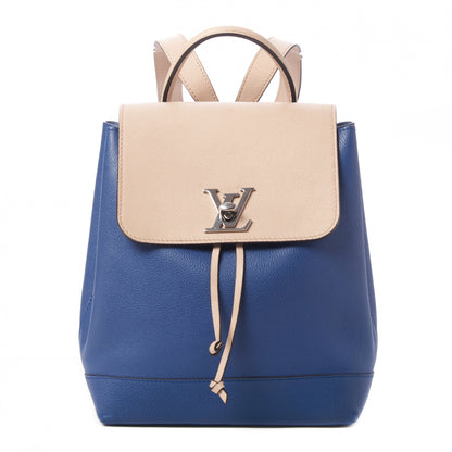 Louis Vuitton Calfskin Lockme Backpack Denim 1 of 10