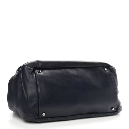 Chanel Lambskin Origami Soft Squares Accordion Flap Navy 3 of 8