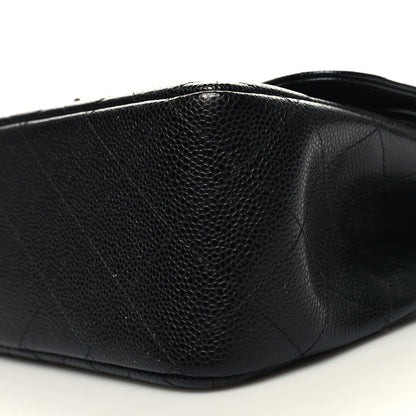 Chanel Caviar Quilted Jumbo Double Flap Black 10 of 10