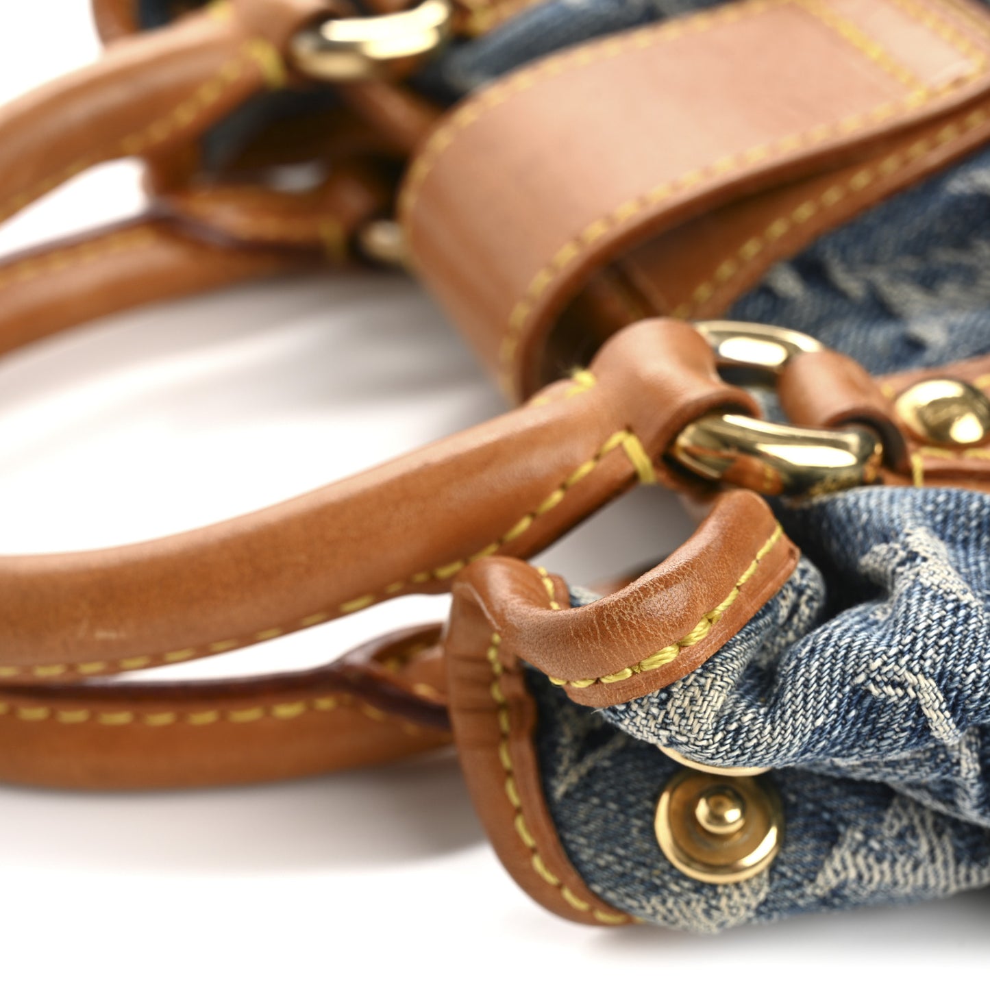 Monogram Denim Pleaty Blue