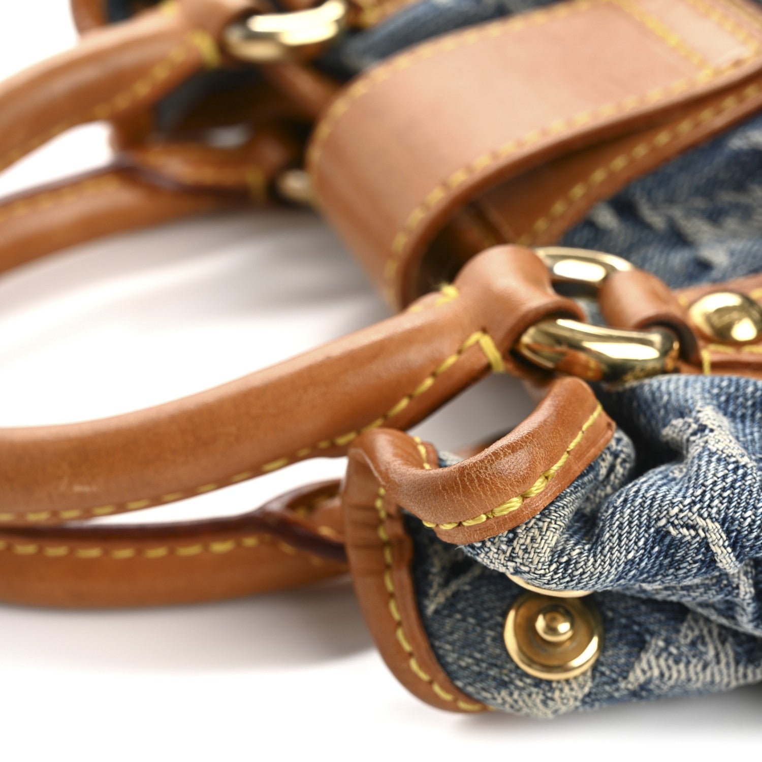 Louis Vuitton Monogram Denim Pleaty Blue 16 of 16