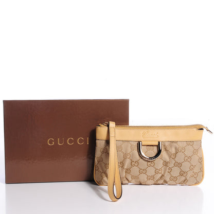 Gucci Monogram D Ring Wristlet Yellow 5 of 8