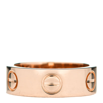 Cartier 18K Pink Gold 5.5mm LOVE Ring 47 4 1 of 5