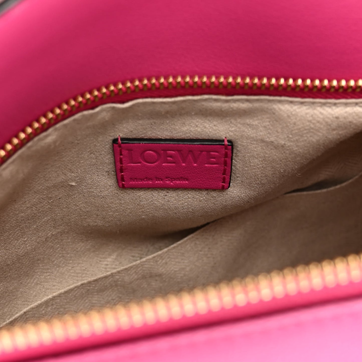 Calfskin Medium Puzzle Bag Fuchsia