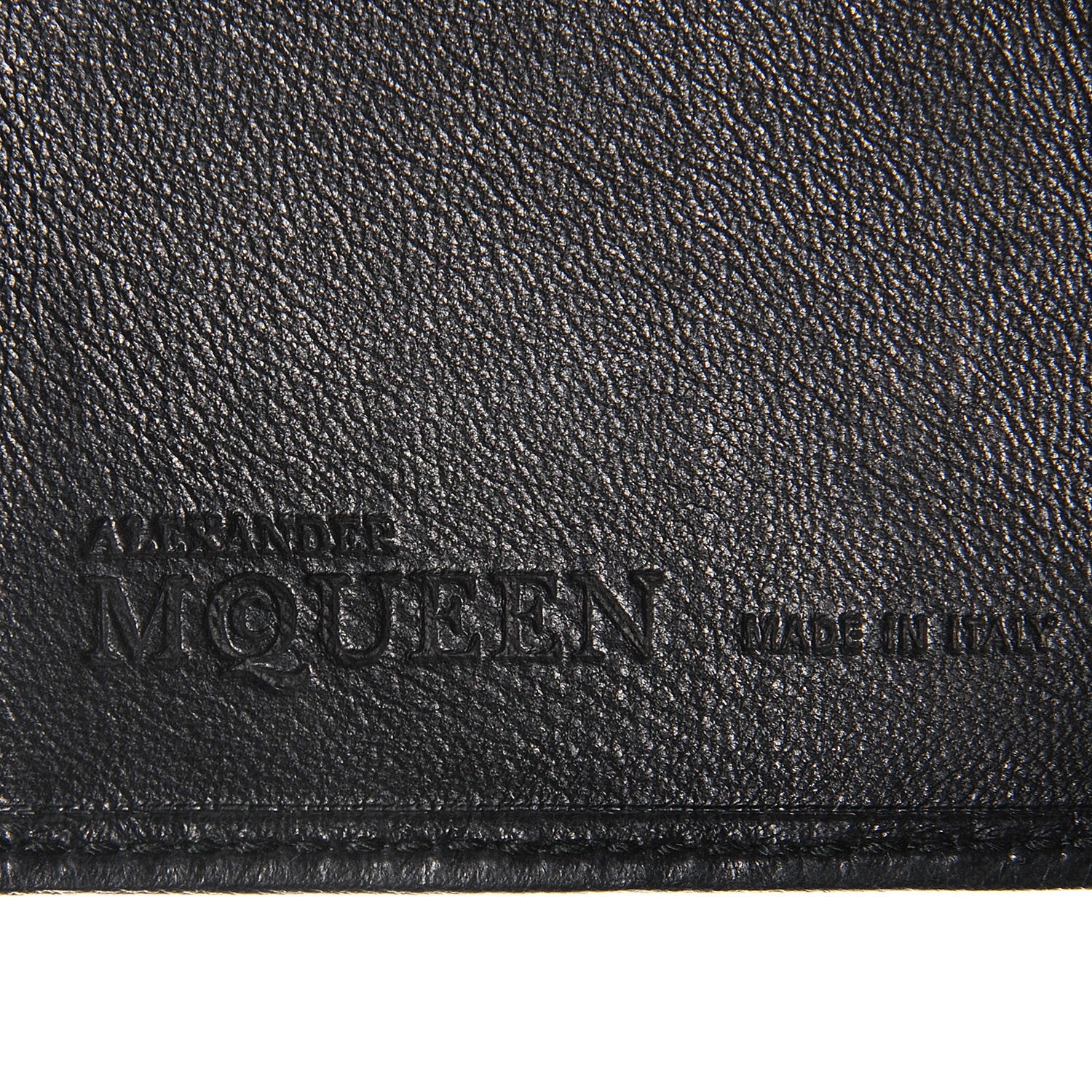 Alexander McQueen Coated Canvas Skull Print Money Clip Wallet 6 of 7