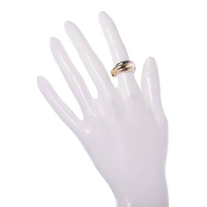 Cartier 18K Pink Yellow White Gold Classic Les Must De Trinity Ring 51 5.75 2 of 6