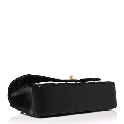 Chanel Lambskin Quilted Medium Double Flap Black 3 of 6