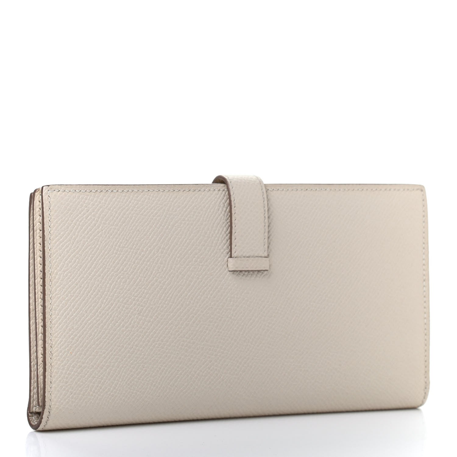 Hermes Epsom Bearn Gusset Wallet Craie 3 of 8