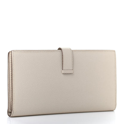 Hermes Epsom Bearn Gusset Wallet Craie 3 of 8