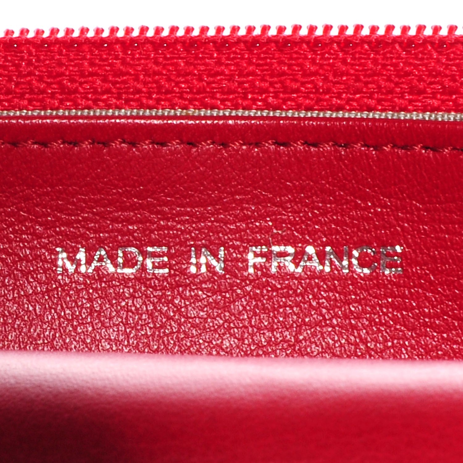 Chanel Patent Quilted Brilliant Wallet On Chain WOC Red 6 of 8