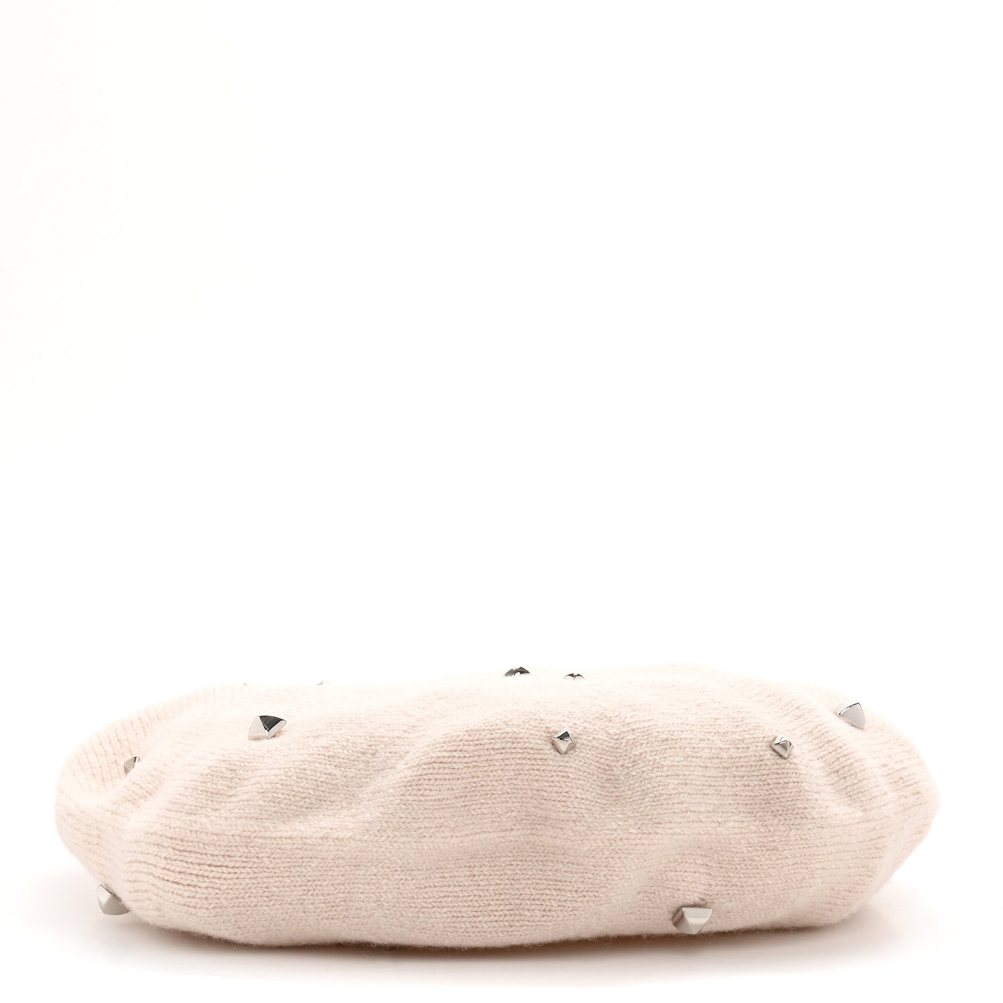 Cashmere Medor Studded Darling Beret S White