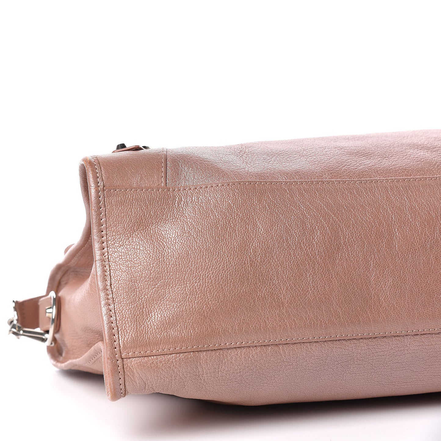 Pearlescent Goatskin Classic Palladium Hardware City Rose Rose Light