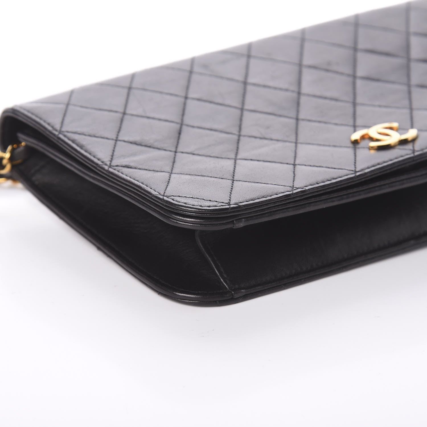 Chanel Lambskin Quilted Small Single Flap Bag Black 8 of 9
