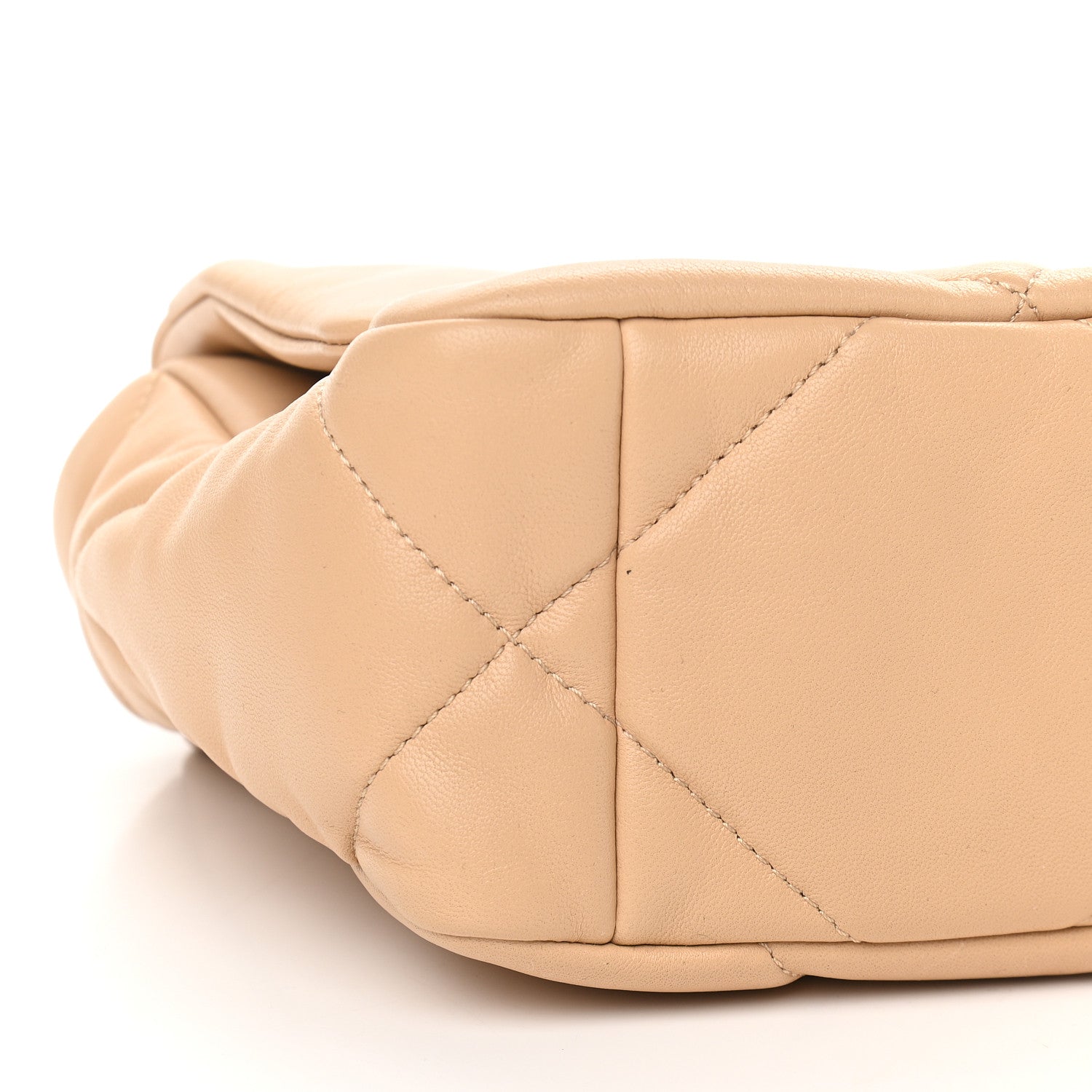 Chanel Lambskin Quilted Medium Chanel 19 Flap Beige 8 of 9
