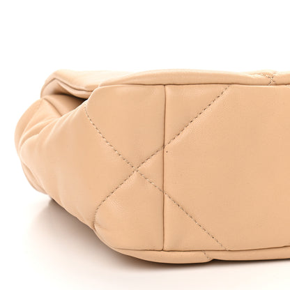 Chanel Lambskin Quilted Medium Chanel 19 Flap Beige 8 of 9