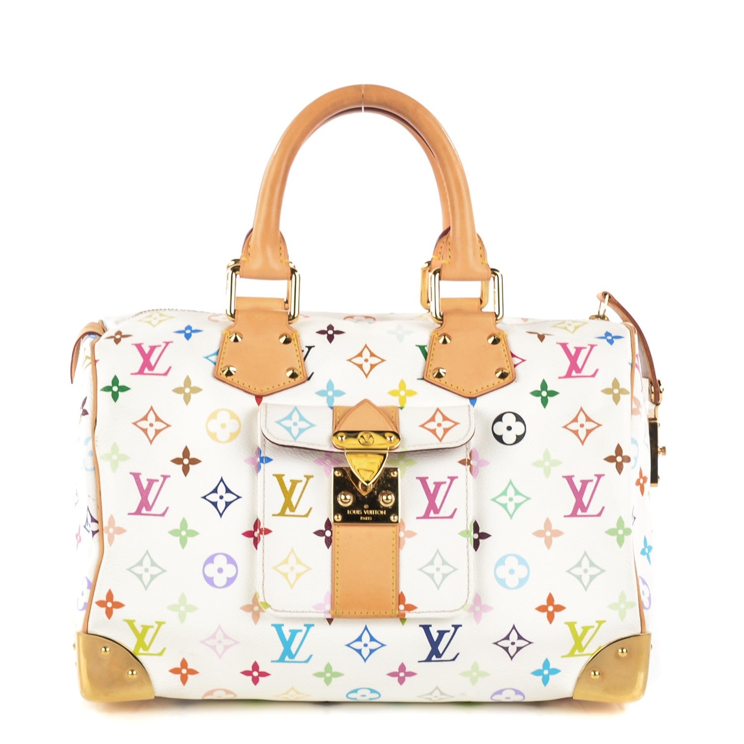 Louis Vuitton Monogram Multicolor Speedy 30 White 1 of 7